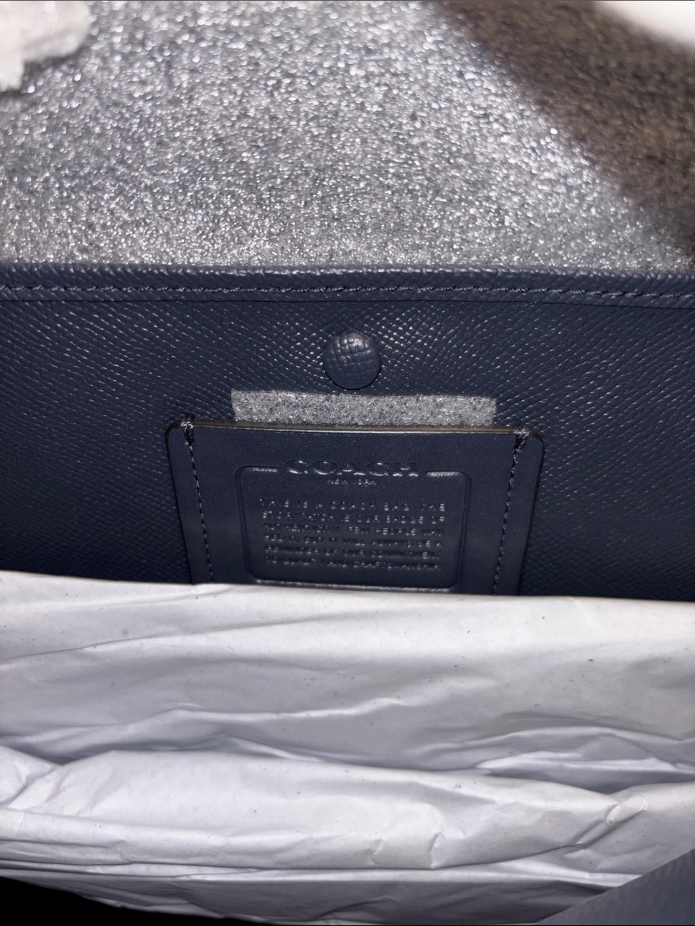 Coach Pebbled Leather Tote in Forest Green - Picture 8 of 10
